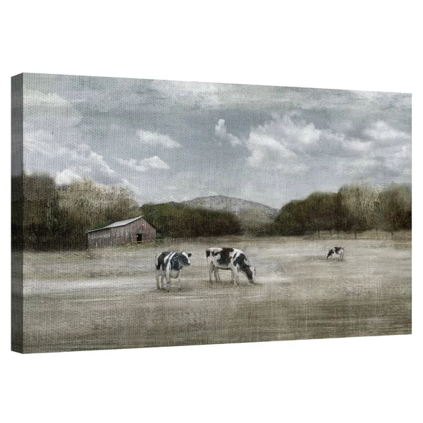 Country Satisfaction by Nan Wrapped Canvas Painting Art Print, Size: 24 x 36