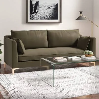 Verla Sofa Upholstery Color: Platinum