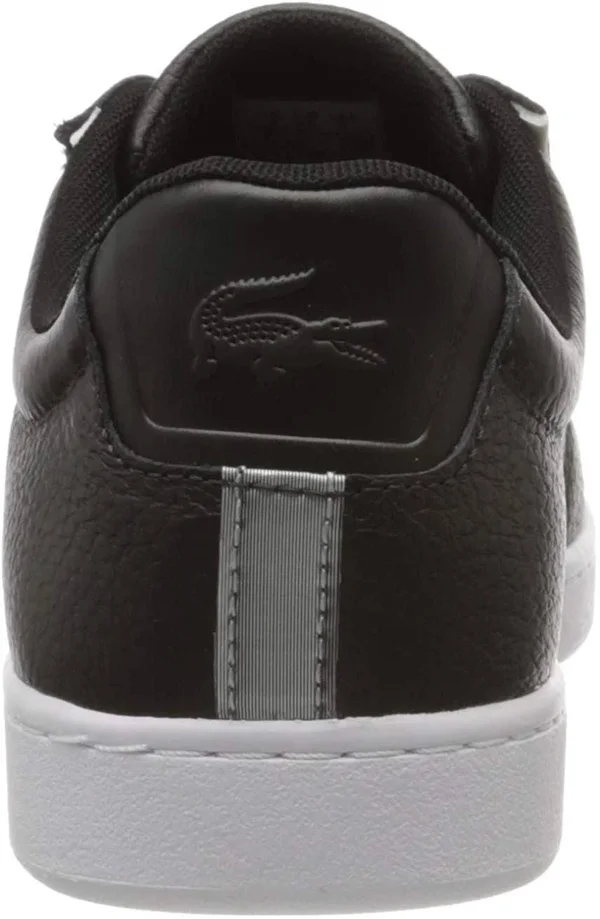 Lacoste Carnaby Evo 120 Black White Leather Mens Trainers 11 US
