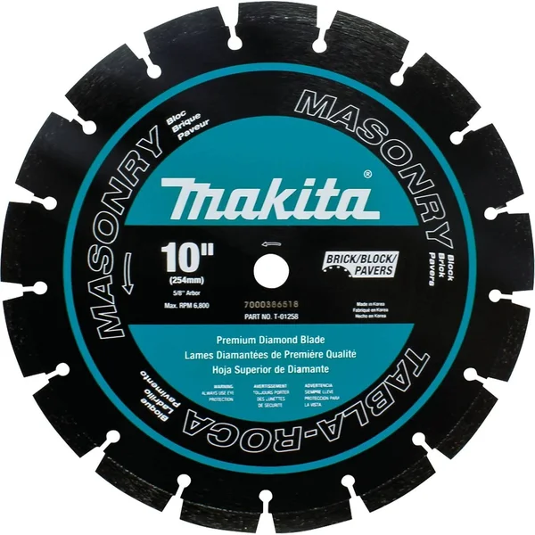Makita T-01258 10-Inch Diamond Blade Segmented