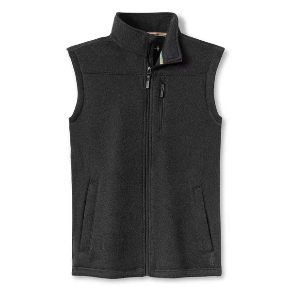 Smartwool Hudson Trail Fleece Vest - Men's Dark Charcoal, M