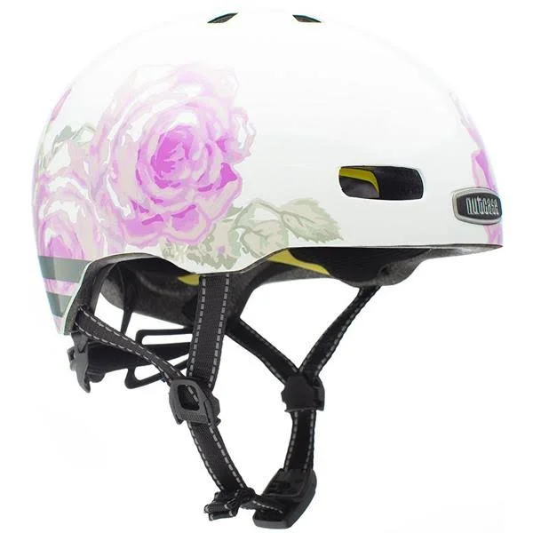 Nutcase Street MIPS Helmet - Delicate Flower Reflective - Medium