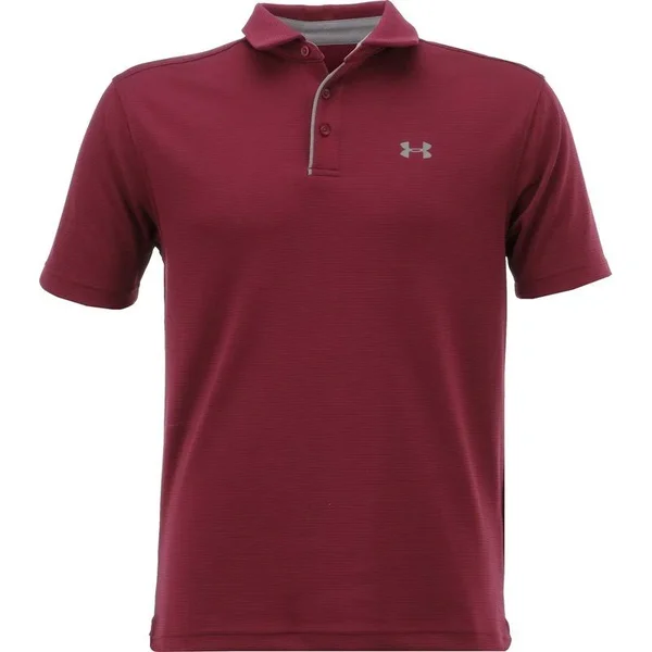 Under Armour Tech Polo Maroon, Graphite, Graphite Xs
