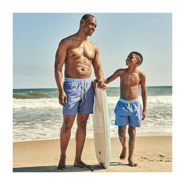Fair Harbor Blue Waves Bayberry Trunk, Mens, S