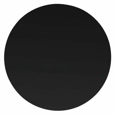 Nimmons Round Table Top East Urban Home Color: Black - Size: 31.5x22 L x 31.5x22 W
