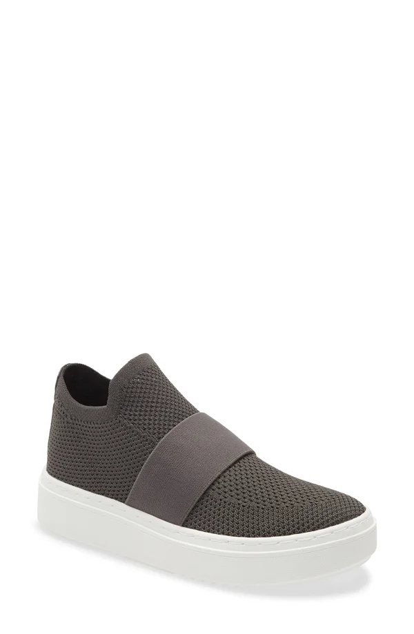 Women's Eileen Fisher Pari Platform Sneaker, Size 9.5 M - Grey