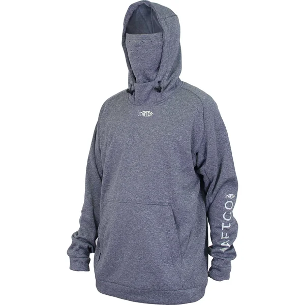 AFTCO Reaper Technical Fishing Hoodie - Navy Heather - Xs
