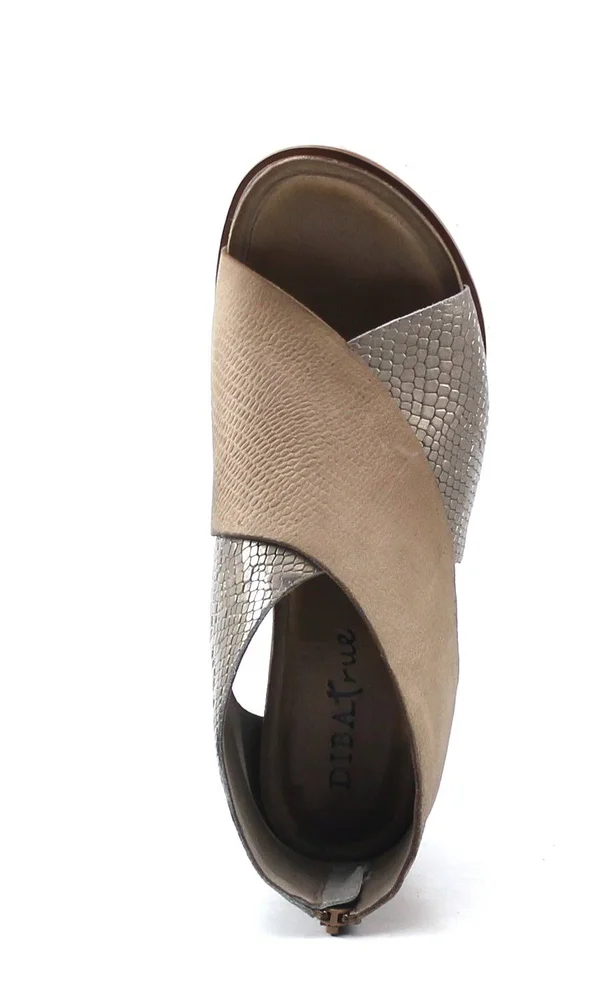 Diba True Gang Way Wedge Sandal Beige/Gold