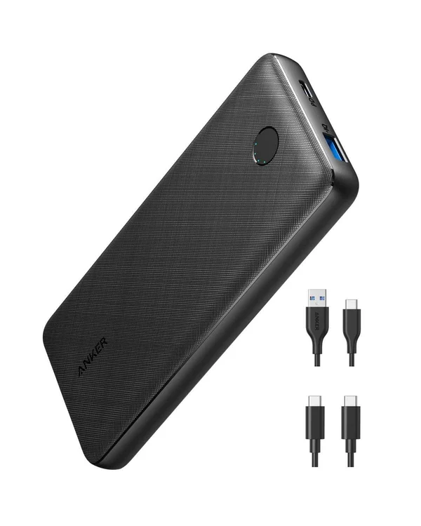 Anker Powercore Essential 20000 PD Portable Charger - 20000mAh USB-C Power Bank with 20W Power Delivery, Compatible with iPhone 1