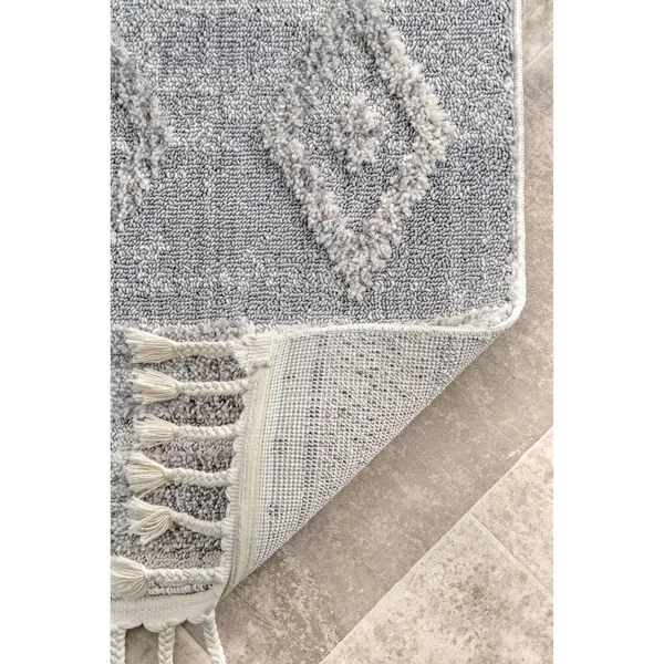 nuLOOM Diamond Shaggy Devonte Area Rug, Size: 7& 10 inch x 10& 10 inch