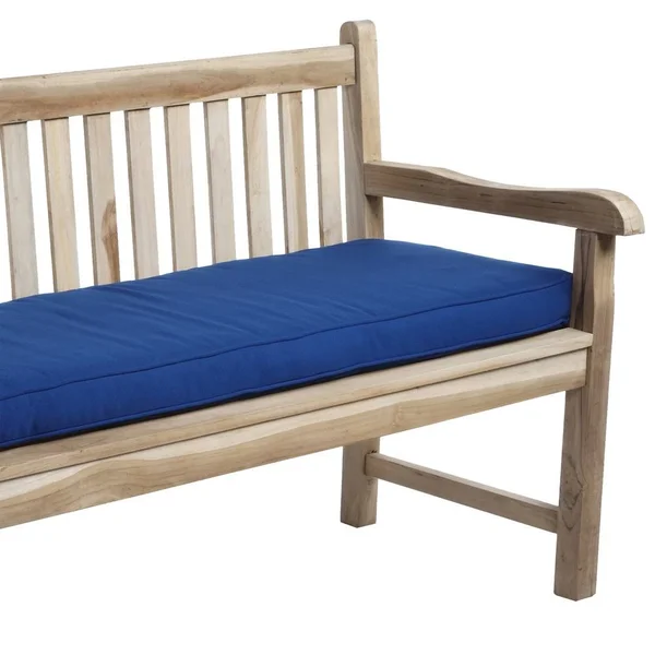 Mozaic Cobalt Blue Indoor/ Outdoor Corded Bench Cushion
