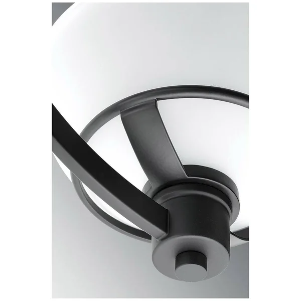 Progress Lighting P400034-031 Domain Three-Light Chandelier, Black