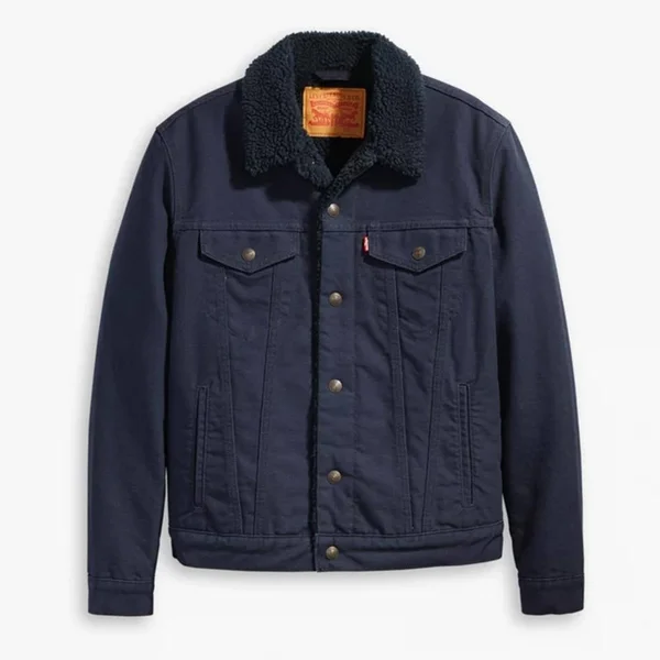 Levi&s Sherpa Trucker Jacket - Men's - Black Corduroy 2XL