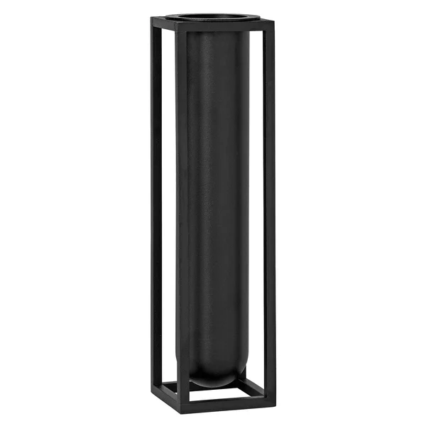 by Lassen - Flora Kubus Vase - Black