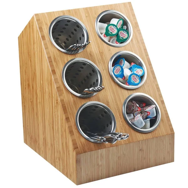 Cal-Mil, 1426-60 - 6-Hole Bamboo Cylinder Display