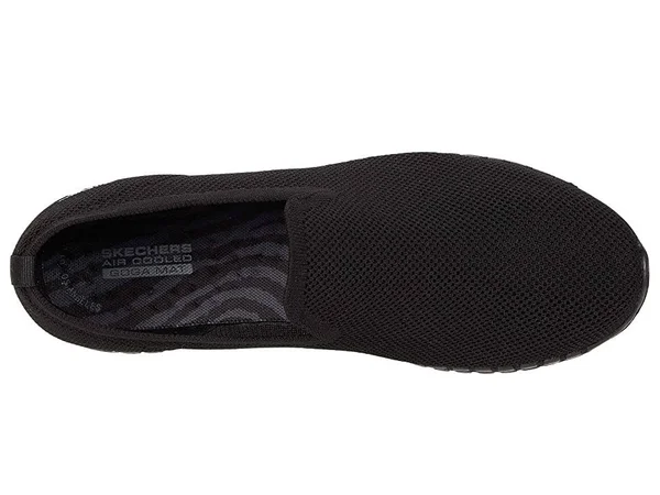 Skechers Women's GOwalk Smart Believe Slip-On Sneaker, Black/Black
