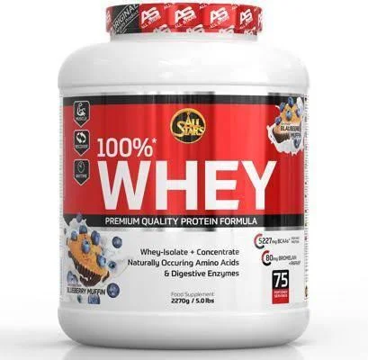 All Stars 100% Whey Protein Blueberry Muffin 2270 Gr