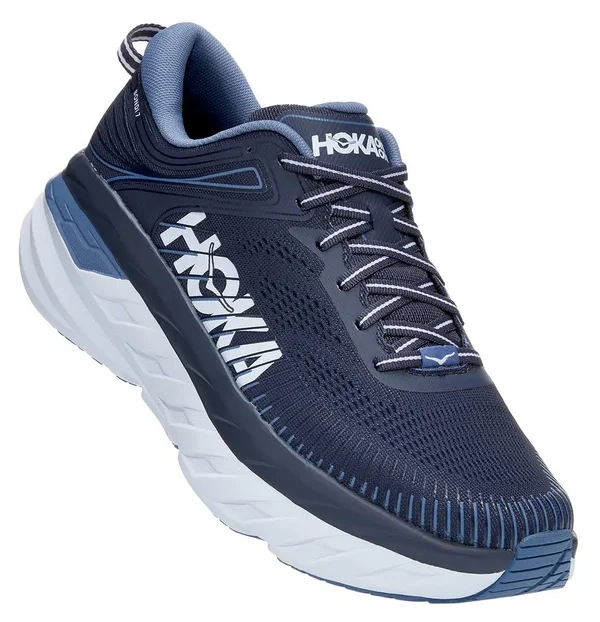 Hoka One One Men's Bondi 7 - 9, Ombre Blue/Provincial Blue