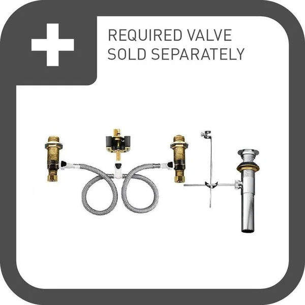 Moen Voss Two-Handle High Arc Bathroom Faucet - Brushed Nickel