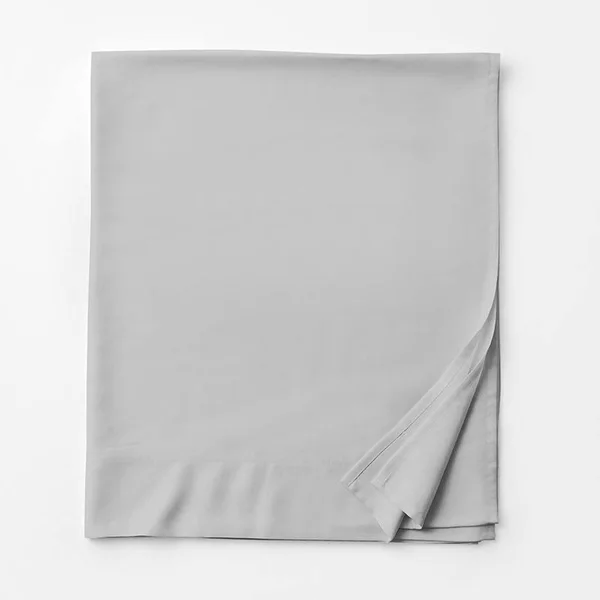 Legends Hotel Tencel Lyocell Sateen Flat Sheet - Sterling - Gray - Size King, The Company Store