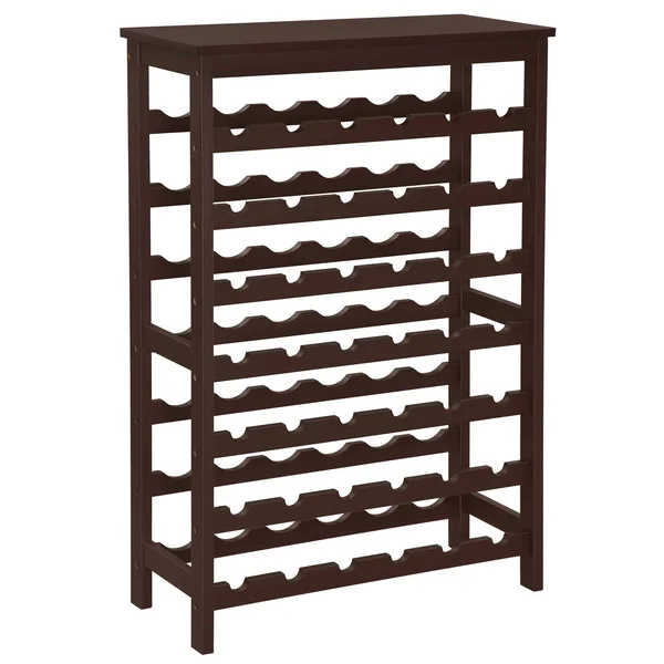 42-Bottle Wine Rack Free Standing FLOOR, 7-Tier Display Wine Storage