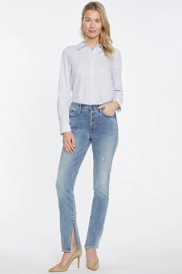 Nydj Women's Alina Skinny Jeans in Shoreline, Regular, Size: 8