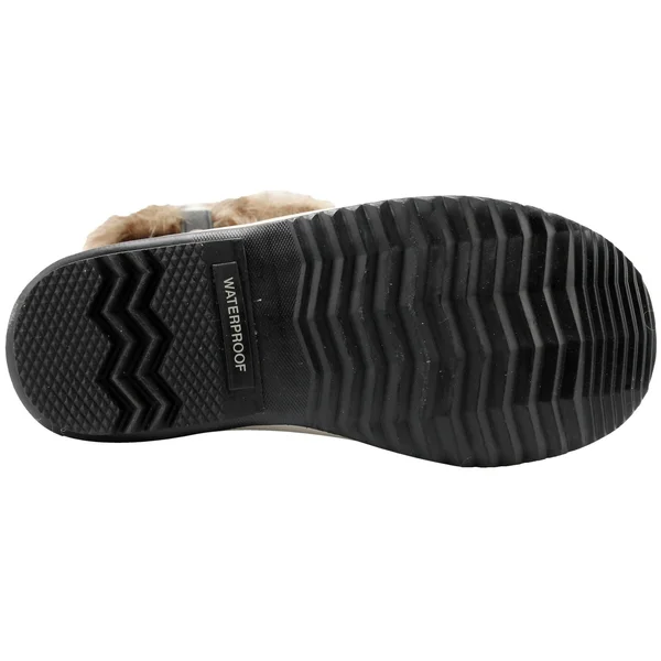 Sorel Women's Joan of Arctic Fur Boots, Black/Stone, 7.5
