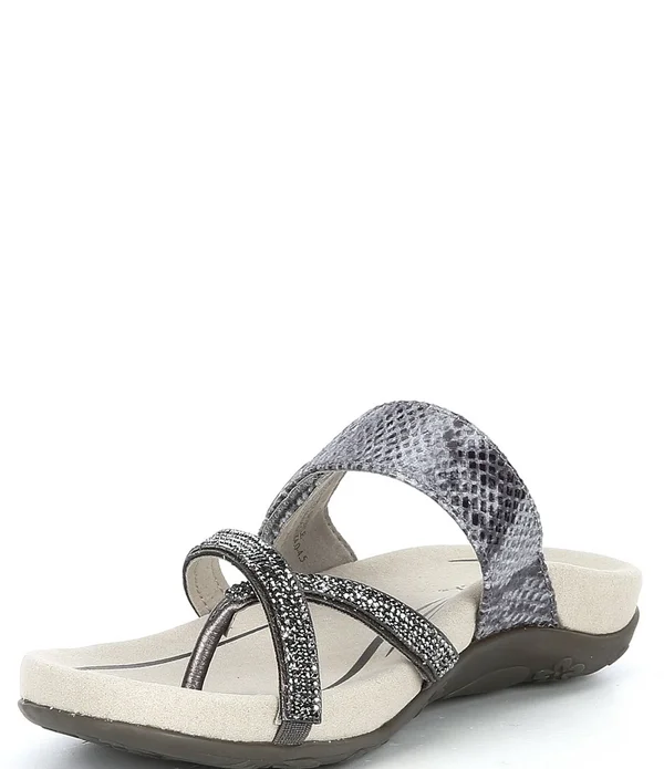 Aetrex Izzy Pewter Sparkle Women's Petwer - 40