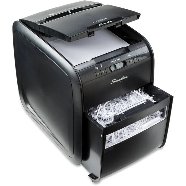 Swingline Stack-and-Shred 80X Auto Feed Cross-Cut Shredder