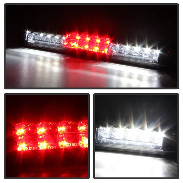 Xtune BKL-JH-CSIL99-LED-RC Brake Light (Chevy Silverado 99-06 - GMC Sierra 99-06 LED 3rd - Red/Clear)