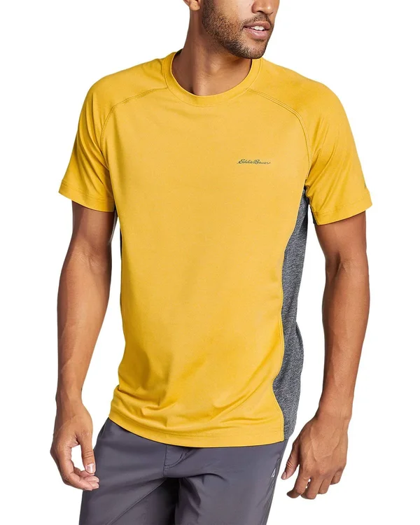Eddie Bauer Men's TrailCool Short-Sleeve T-Shirt - Beige - XL