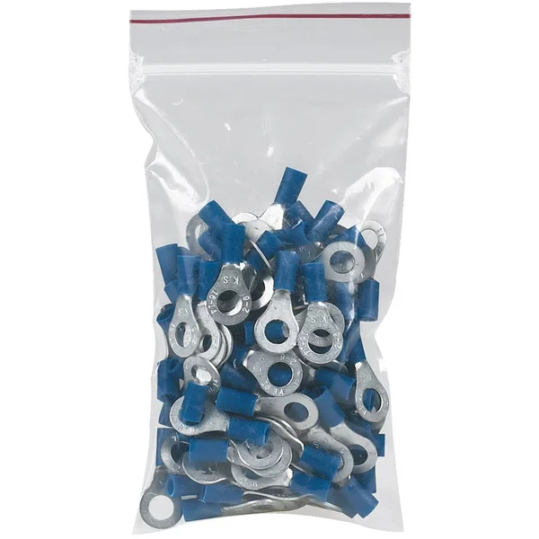 Minigrip 6 Mil Reclosable Poly Bags 8x22 x 10x22 Clear 500/Case