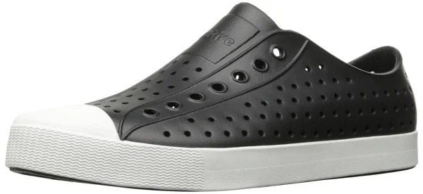 Native Men's Jefferson Shoes - Jiffy Black/ Shell White - 13