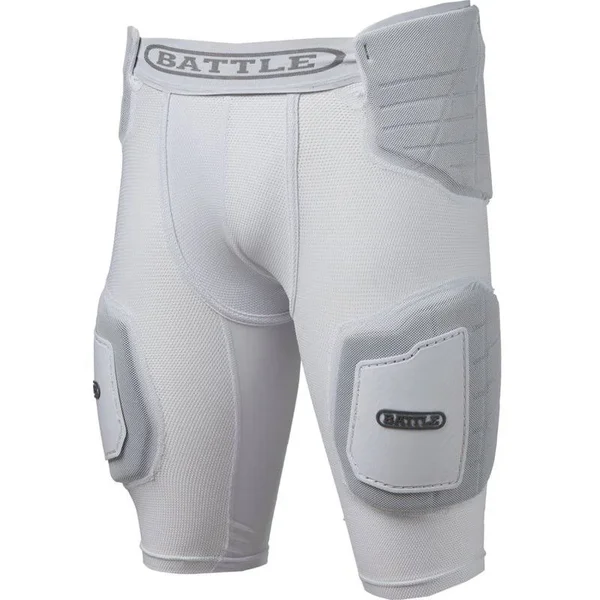 Battle Men's Integrated Football Compression Bottoms White - Large - Football Apparel at Academy Sports