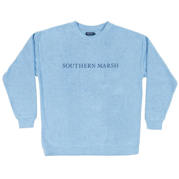 Southern Marsh Sunday Morning Sweater - French Blue, Large