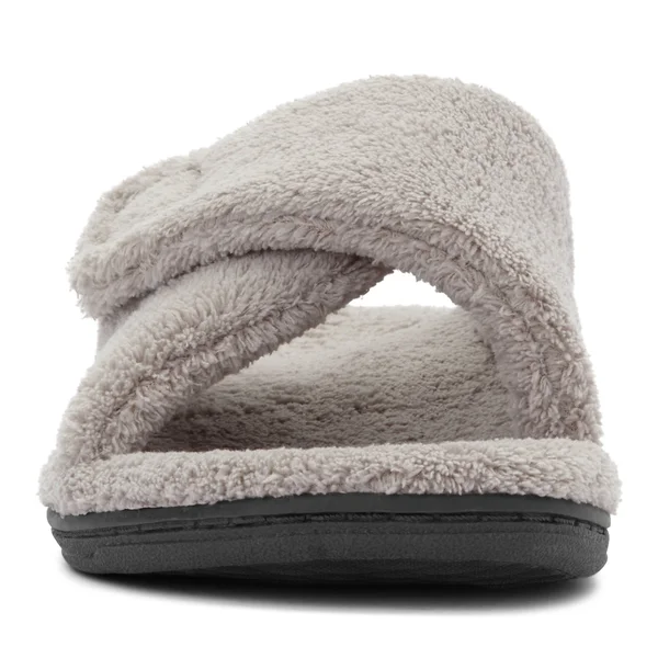 Vionic Women's Relax Slippers - Light Grey 6