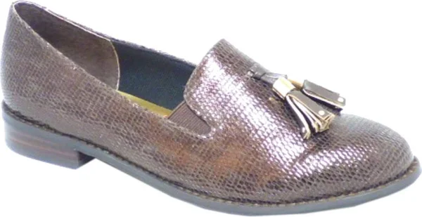 Ros Hommerson Women's Dixie Tassel Loafer - Brown Leather