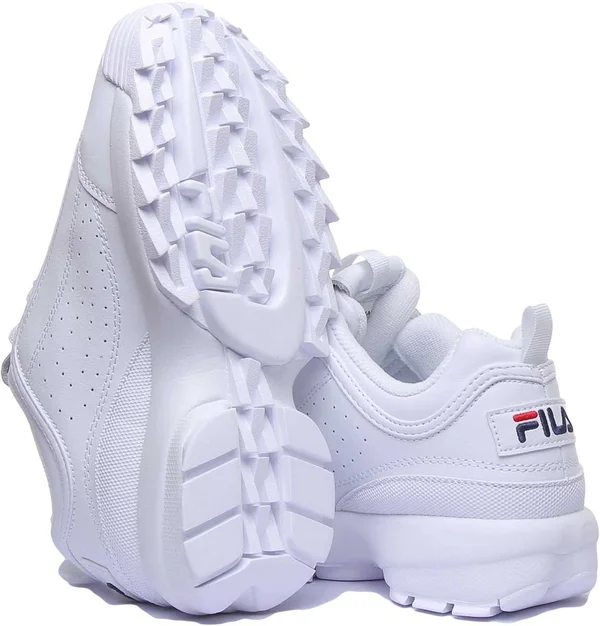 Fila Disruptor 2 Premium Trainers - White - UK 9