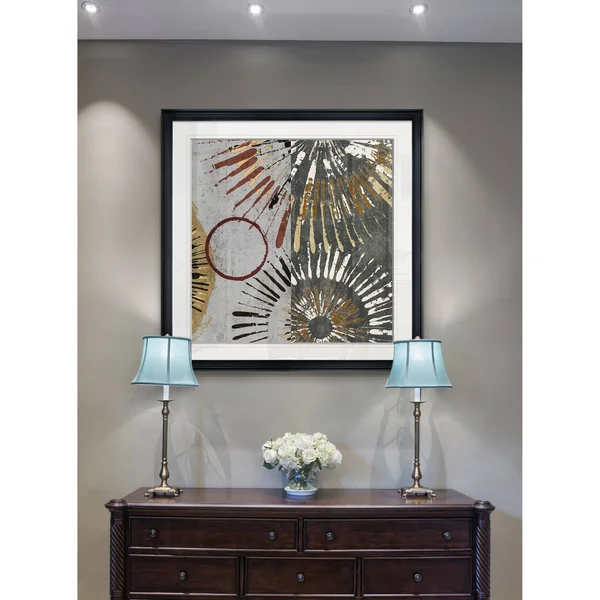 Outburst Tiles II -Framed Giclee Print - 16x16