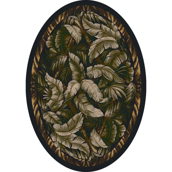 Milliken Jungle Fever Oval Area Rug, 3&10x22 x 5&4