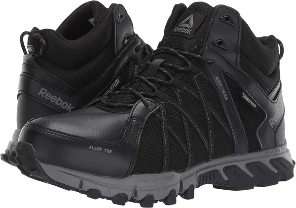 Reebok Work Trailgrip Work (Black/Grey) Men's Work Boots