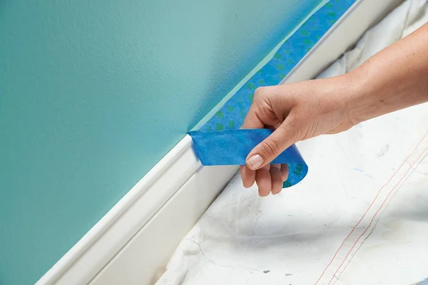 ScotchBlue Painter&s Tape Trim and Baseboards with Edge-Lock, 0.94 inch x 60 yds, 3 Rolls/Pack
