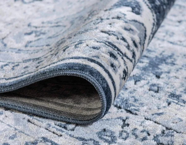 Traditional Chateau Roosevelt Rug 9x12, Navy Blue