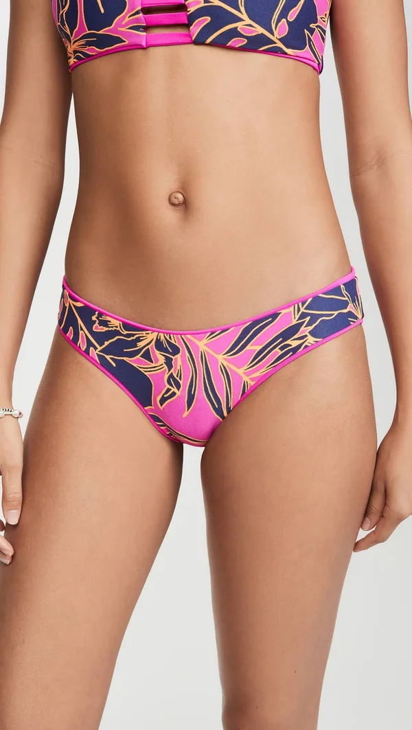 Maaji Sublime Signature Cut Reversible Bikini Bottom - Women's Hibiscus Pink, XL