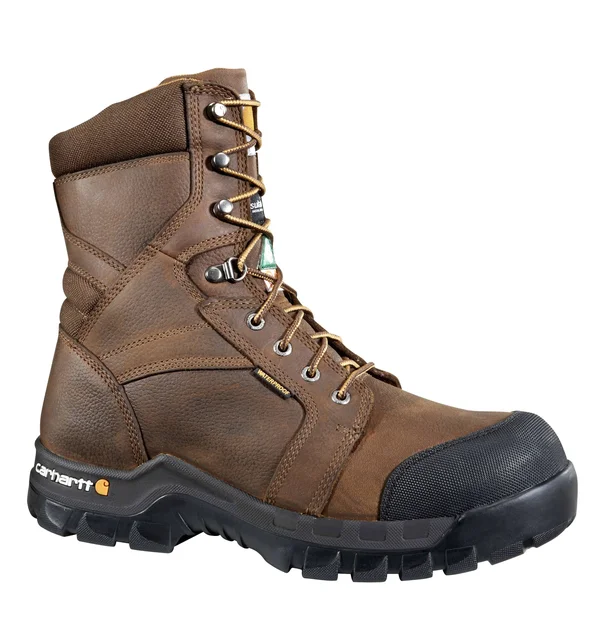 Carhartt Rugged Flex Men's 8x22 Waterproof Insulated Composite Toe CSA Work Boot
