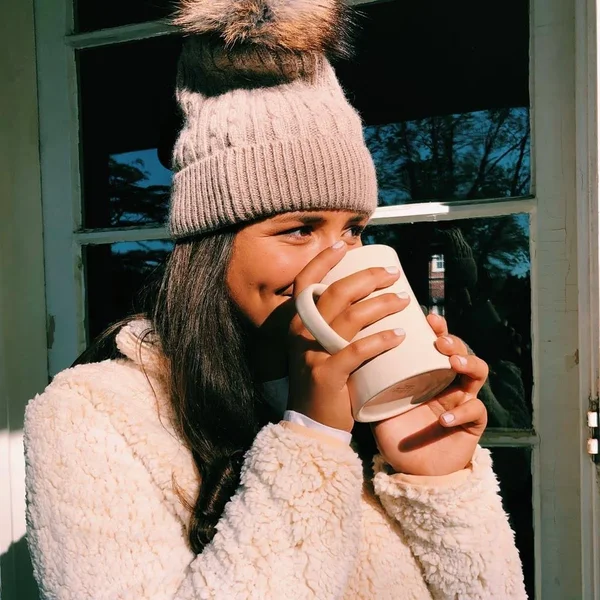 The Victoria Sherpa Pullover in Gray by Nordic Fleece