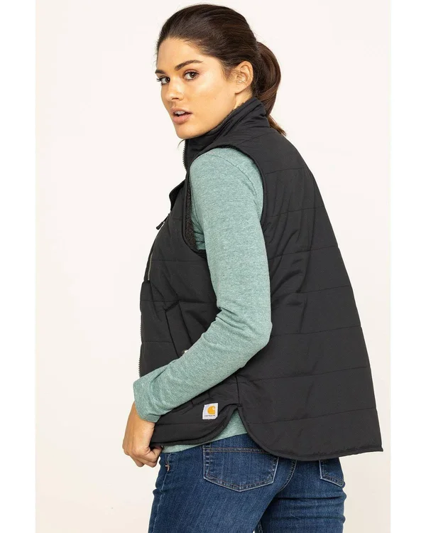 Carhartt Utility Sherpa Lined Vest, Women's Black