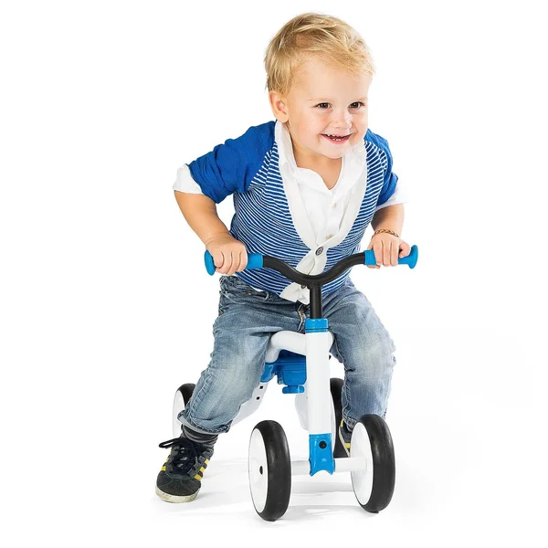 Chillafish Kid's Quadie Grow-With-Me Ride on - Blue