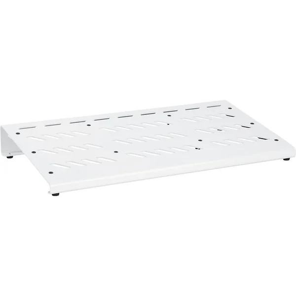Gator White Aluminum Pedal BOARD; XL w/ Carry Bag (gpb-xbak-wh)