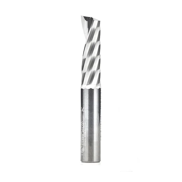 Amana Tool 51489 Solid Carbide CNC Spiral &O& Single Flute, Aluminum Cutting 1/2 Dia x 1-5/8 x 1/2 Shank x 3-1/2 inch Long Up-Cu